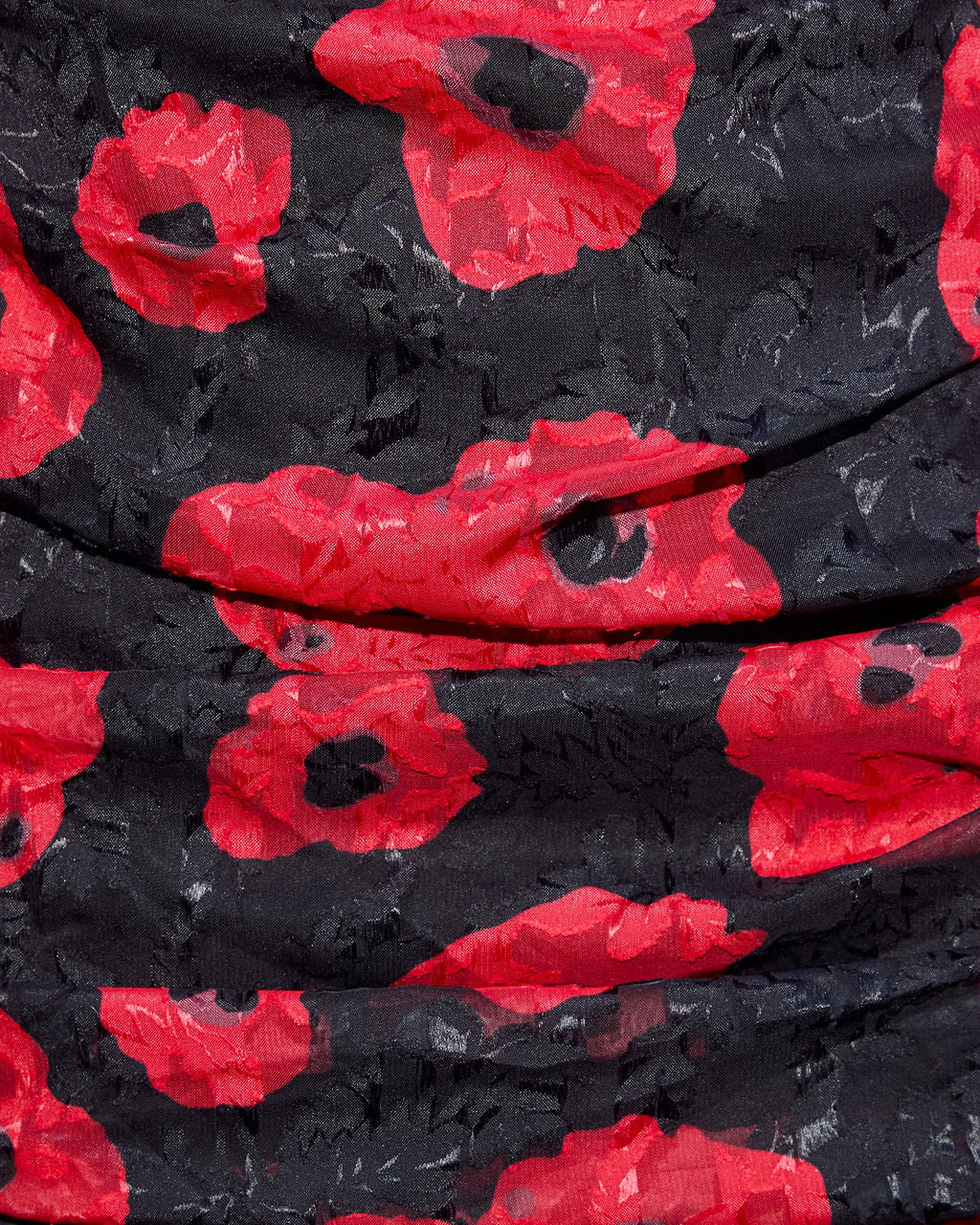 Silk Night Ruched Floral Mini Dress-Vogue Logic