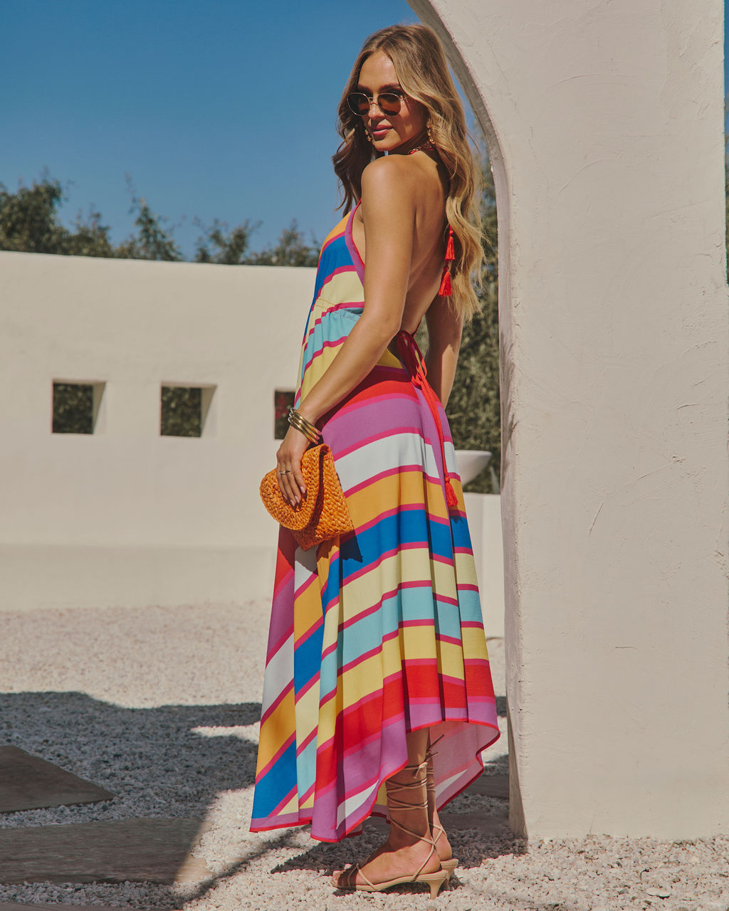 Grasse Border Print Maxi Dress-Vogue Logic