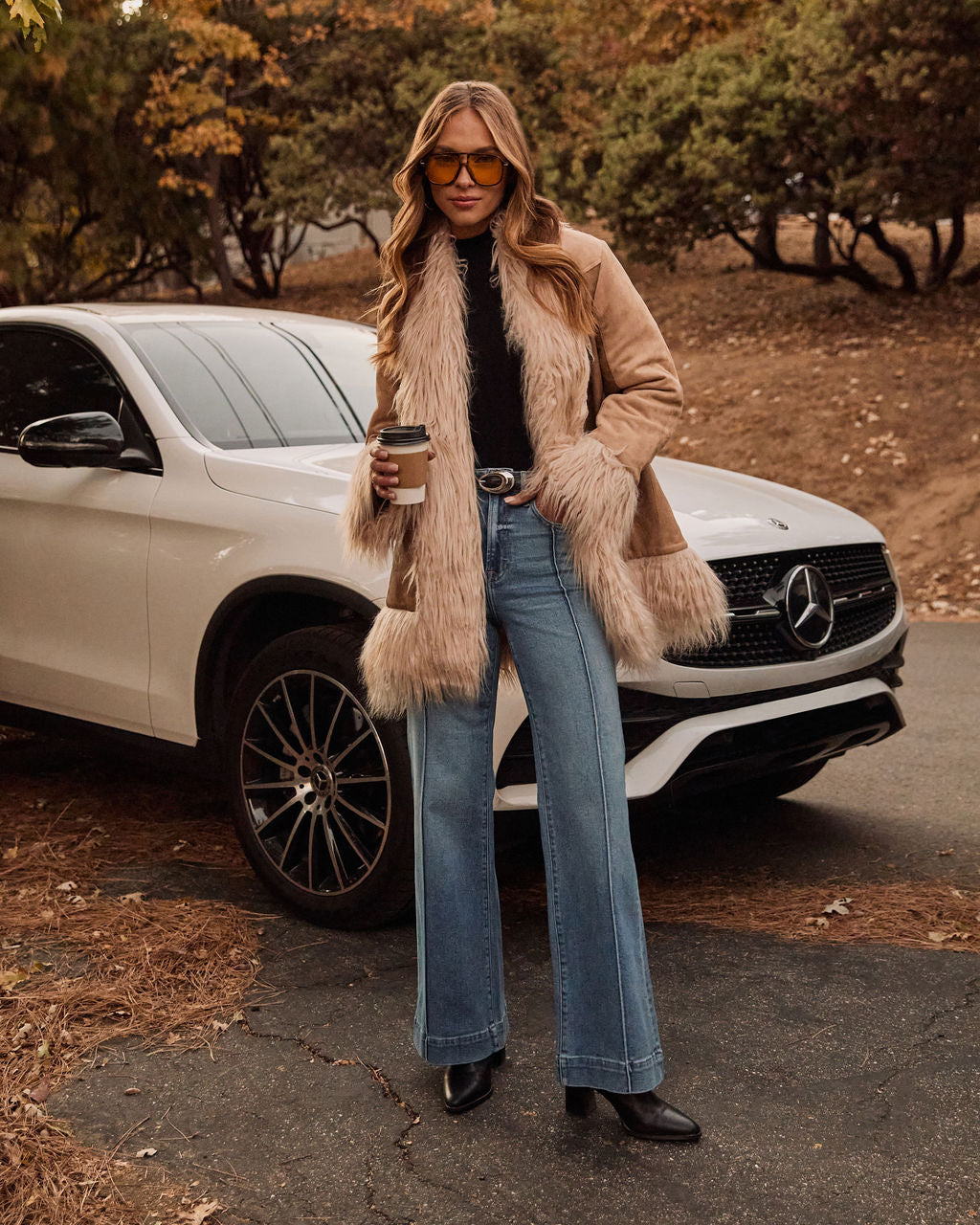 Kyleen Super Stretch Pintuck Flare Jean-Vogue Logic