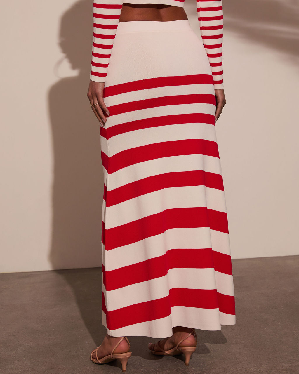 Montez Striped Maxi Skirt-Vogue Logic