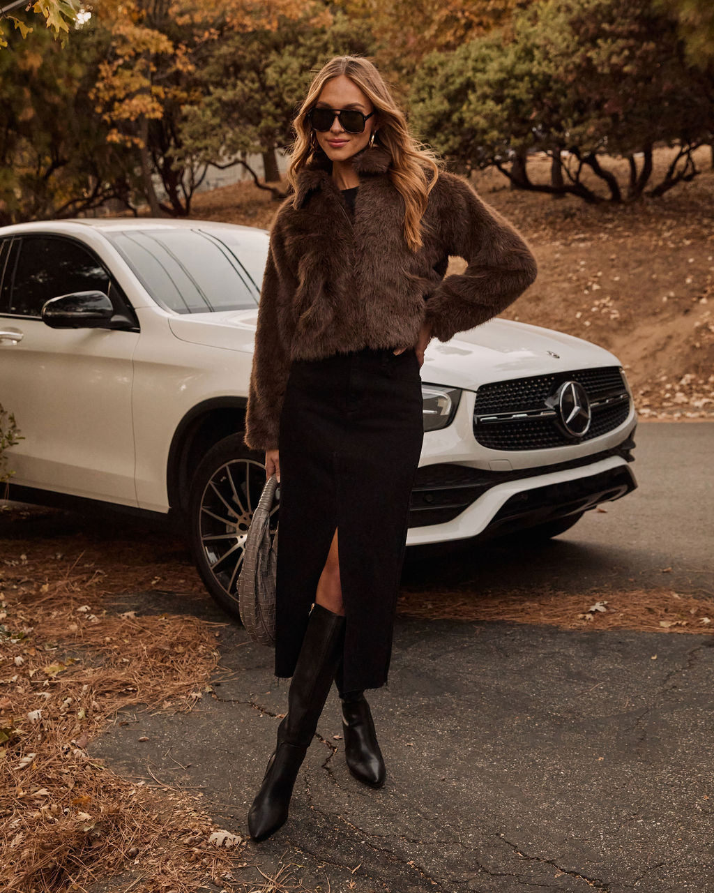 Frostline Faux Fur Coat-Vogue Logic