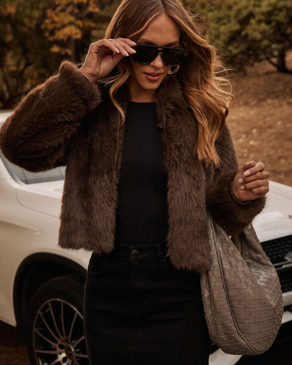 Frostline Faux Fur Coat-Vogue Logic