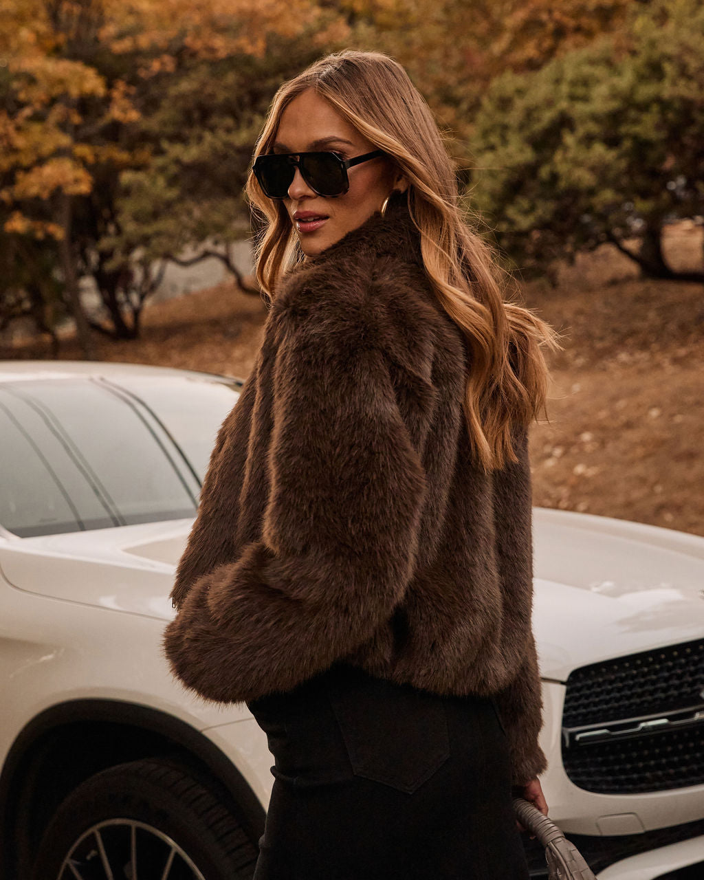 Frostline Faux Fur Coat-Vogue Logic