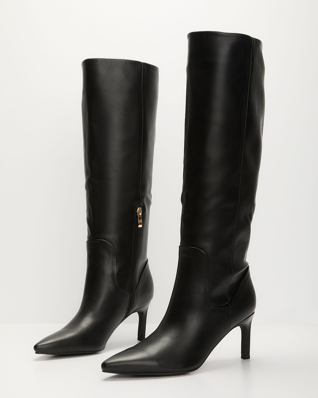 Celine Knee High Leather Boots-Vogue Logic