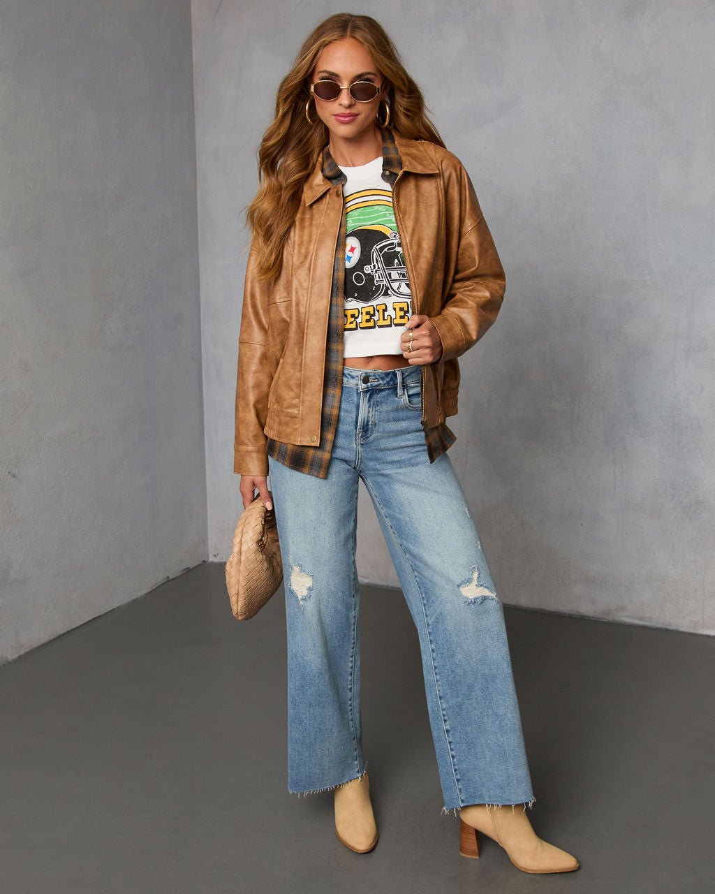 Pittsburgh Steelers Game Day Short Sleeve Graphic Tee-Vogue Logic