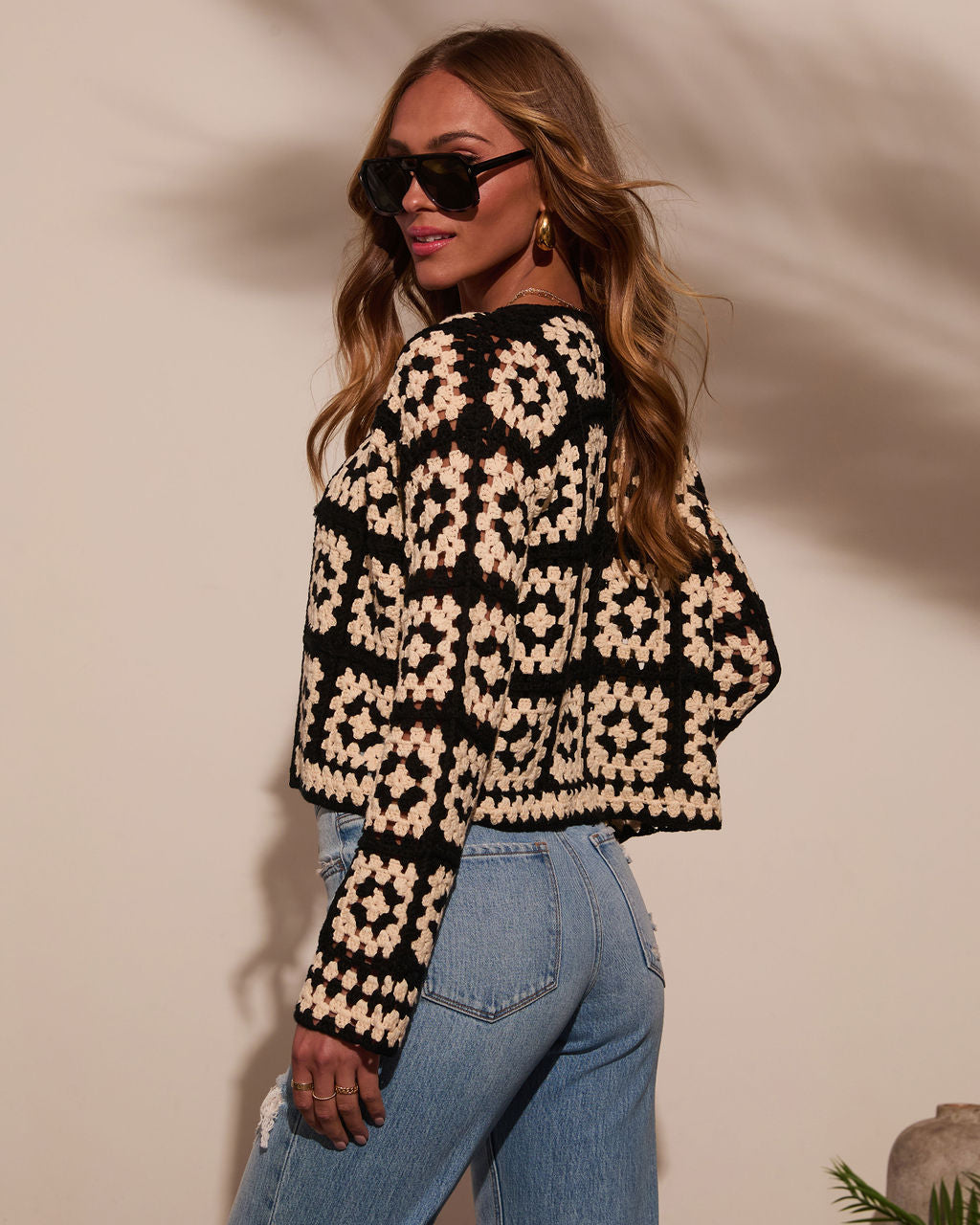 Remmi Crochet Cardigan-Vogue Logic