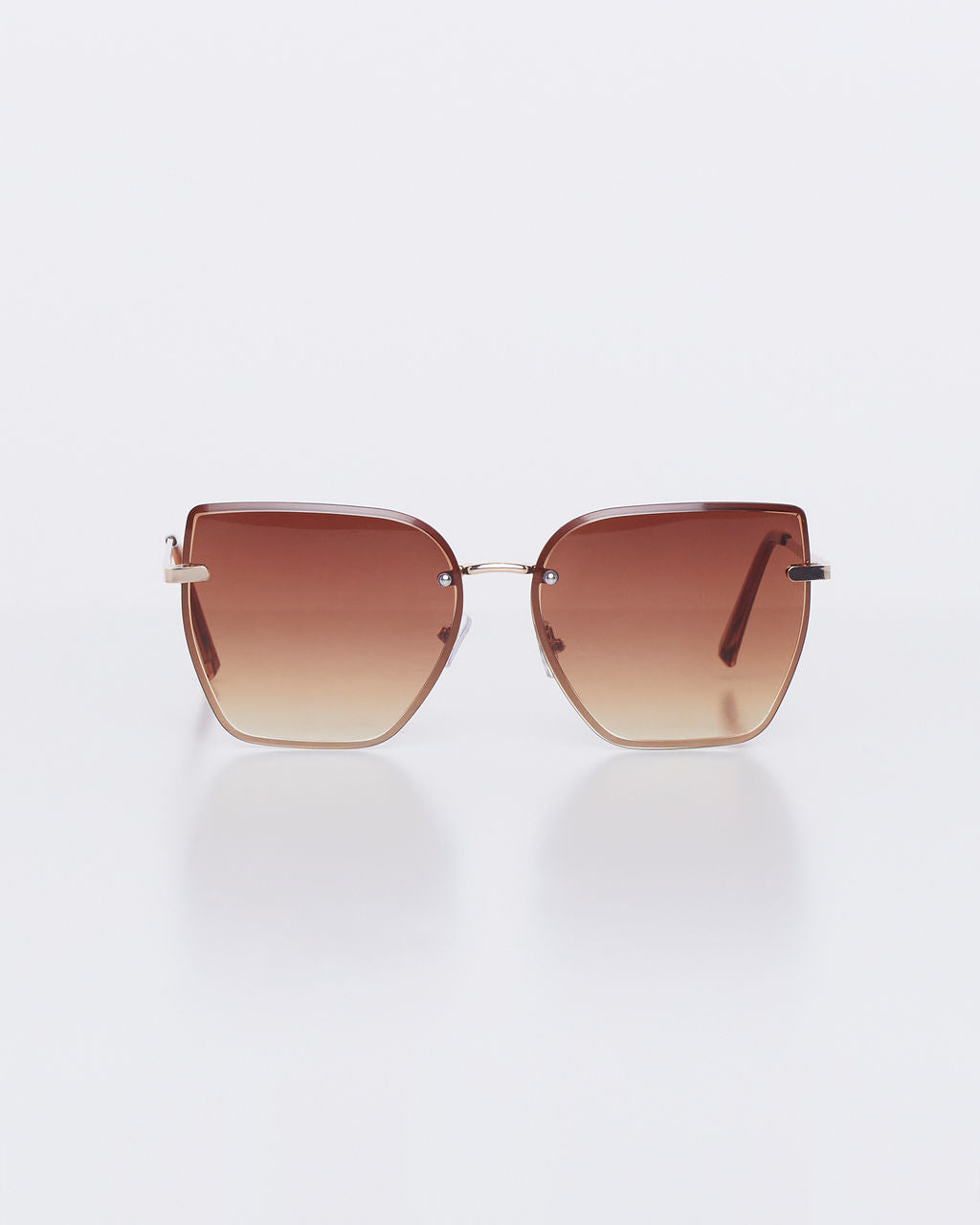 Hollywood Frameless Square Sunglasses-Vogue Logic