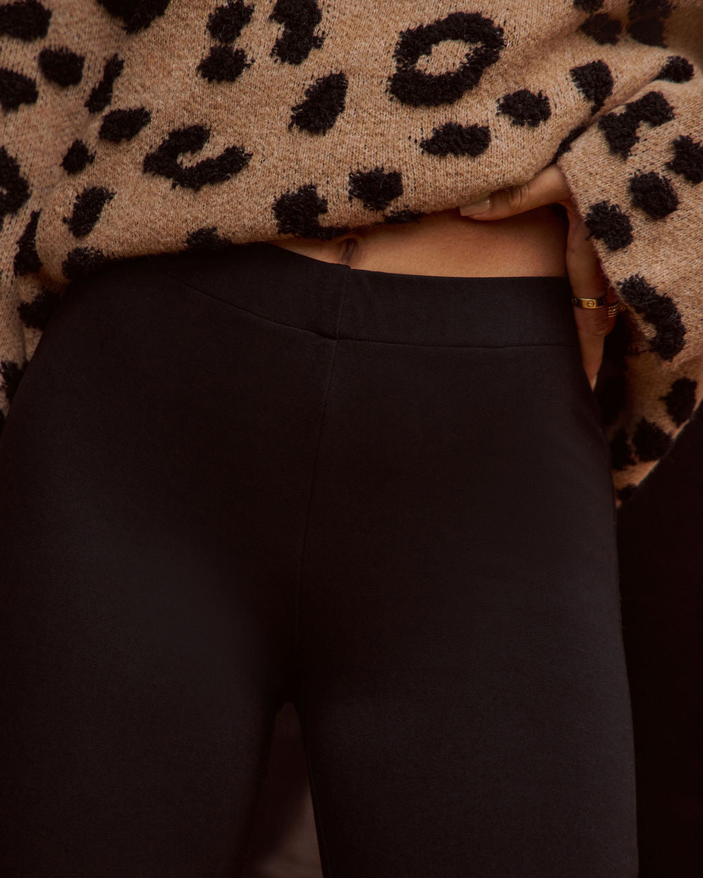 Sorex Ponte Straight Leg Leggings-Vogue Logic