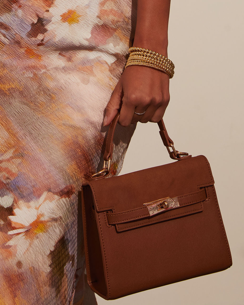 Tracey Structured Top Handle Bag-Vogue Logic