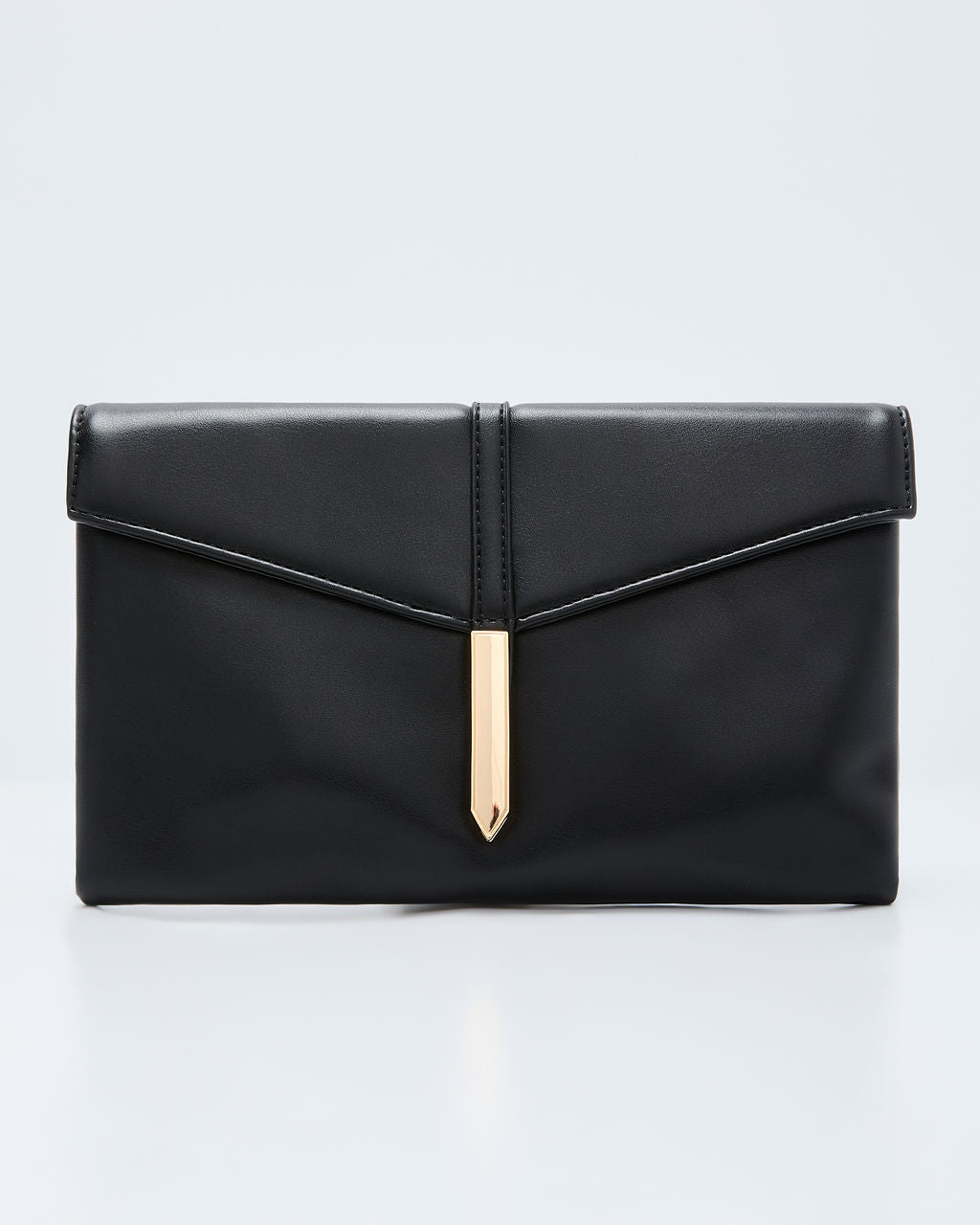 Cheswick Foldover Vegan Leather Clutch-Vogue Logic