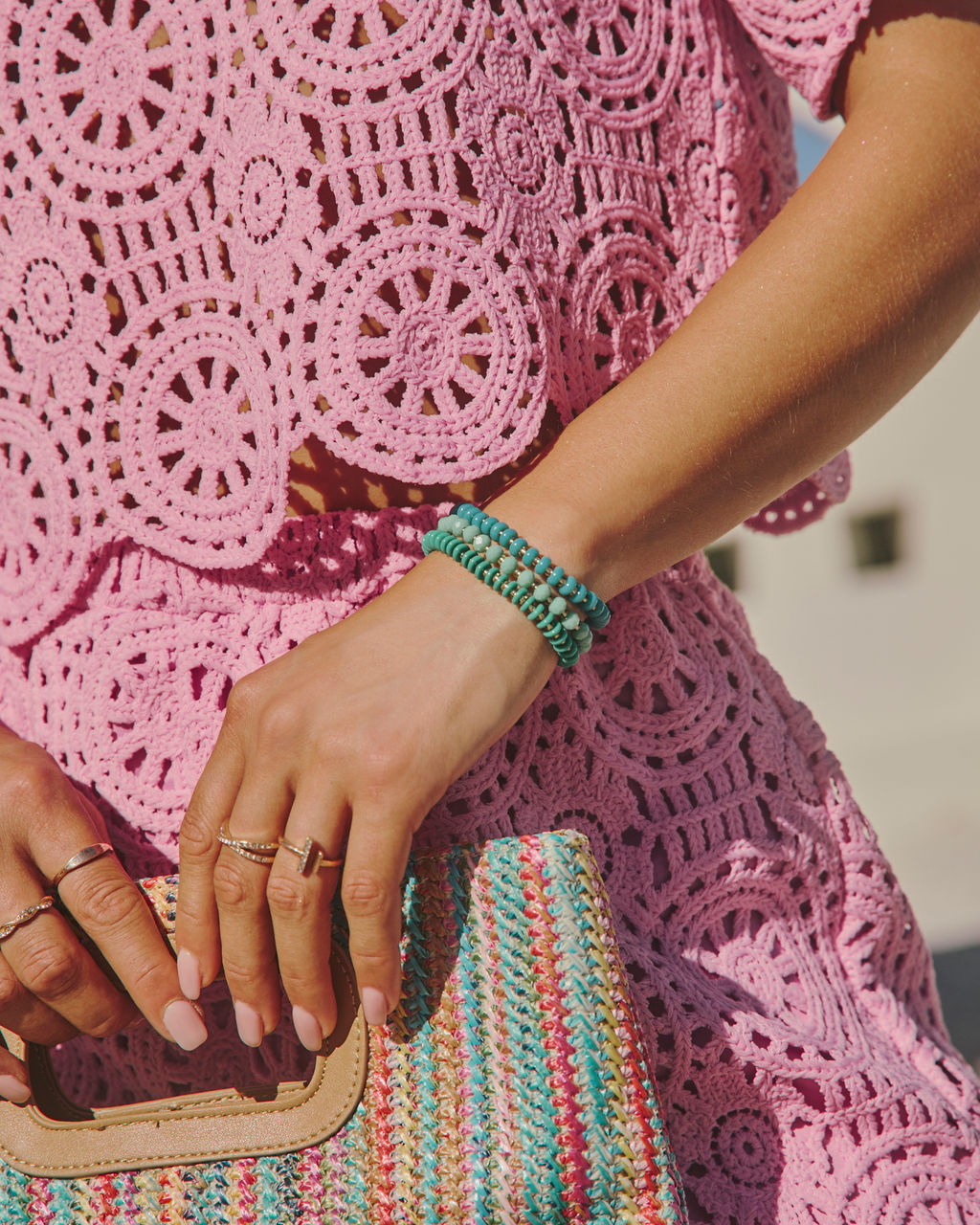 Adenna Beaded Bracelet Set-Vogue Logic