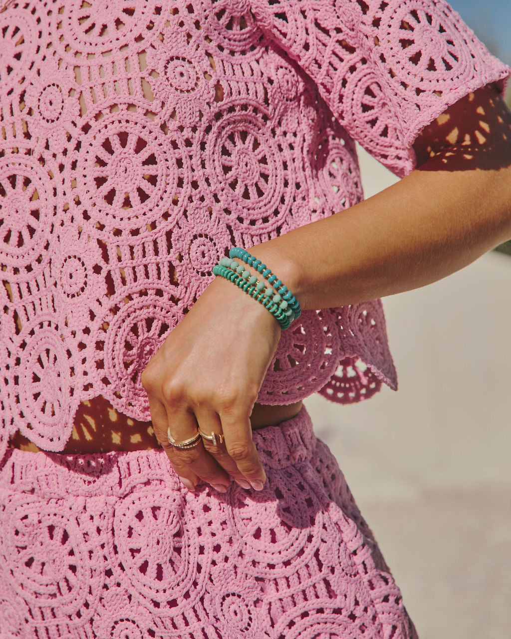 Adenna Beaded Bracelet Set-Vogue Logic