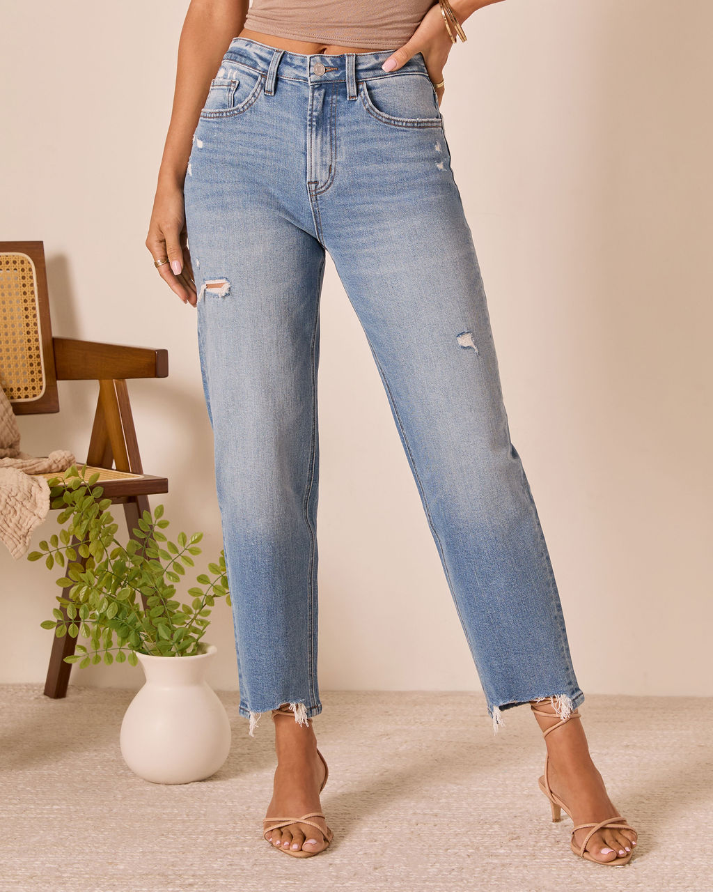 Outlaw Stretch Super High Rise Barrel Jean-Vogue Logic