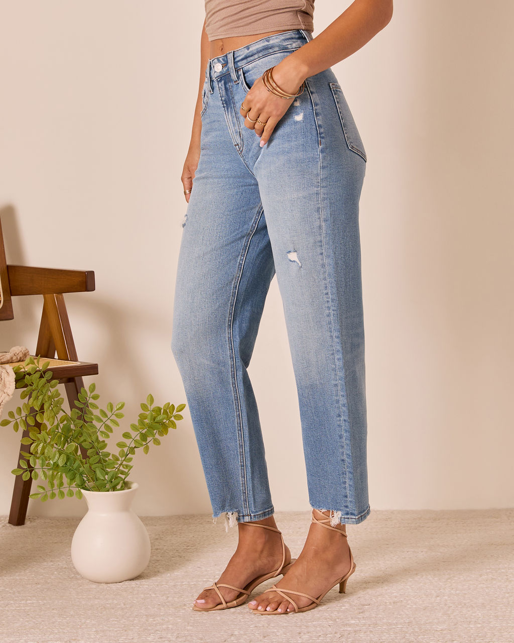 Outlaw Stretch Super High Rise Barrel Jean-Vogue Logic