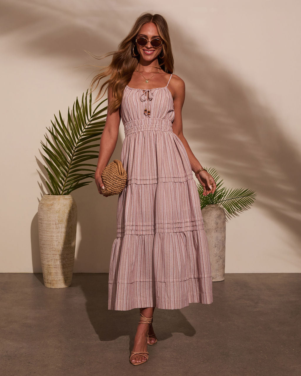 Sweet Charms Fit And Flare Maxi Dress-Vogue Logic