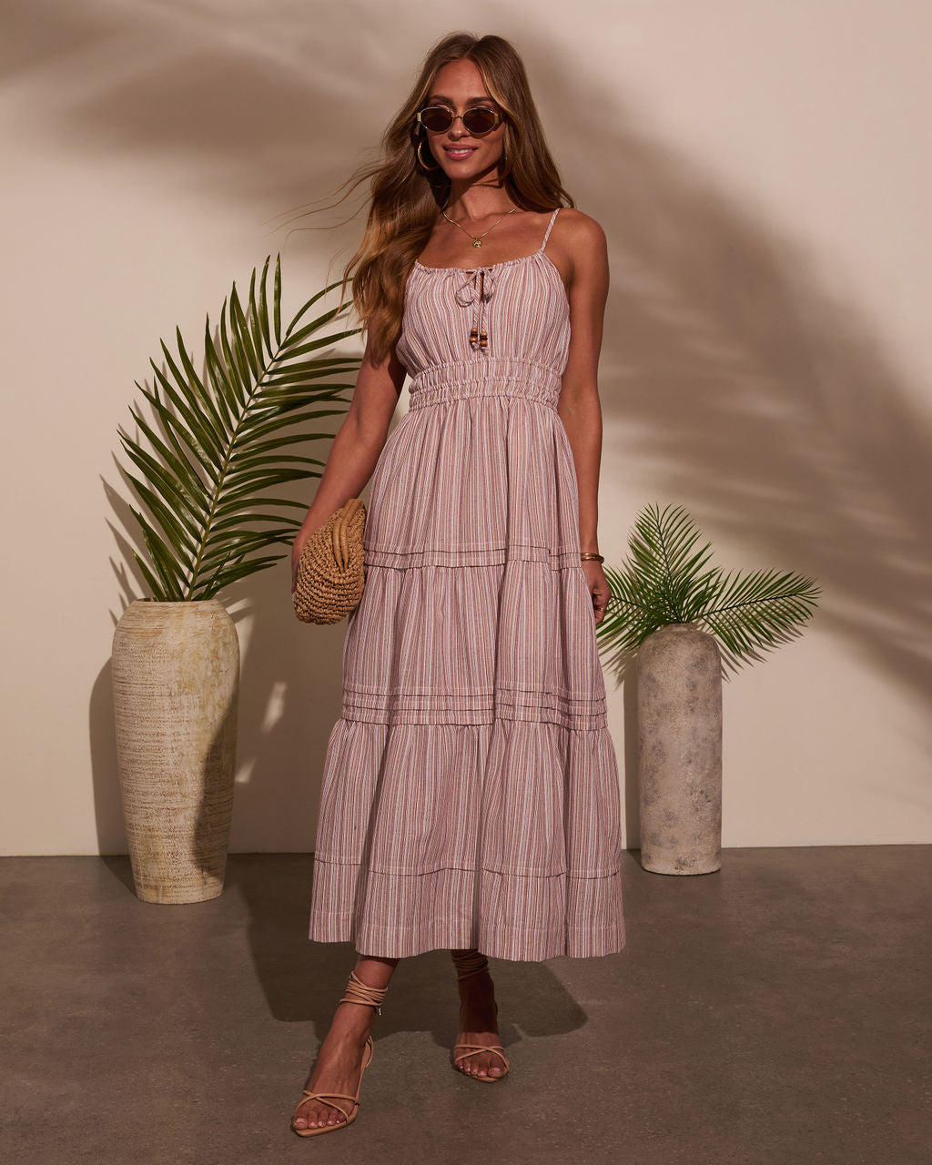 Sweet Charms Fit And Flare Maxi Dress-Vogue Logic