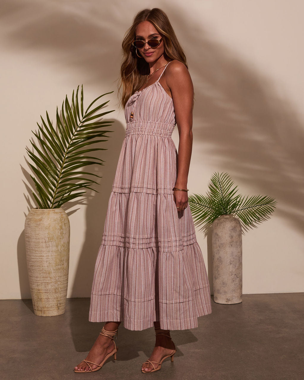 Sweet Charms Fit And Flare Maxi Dress-Vogue Logic