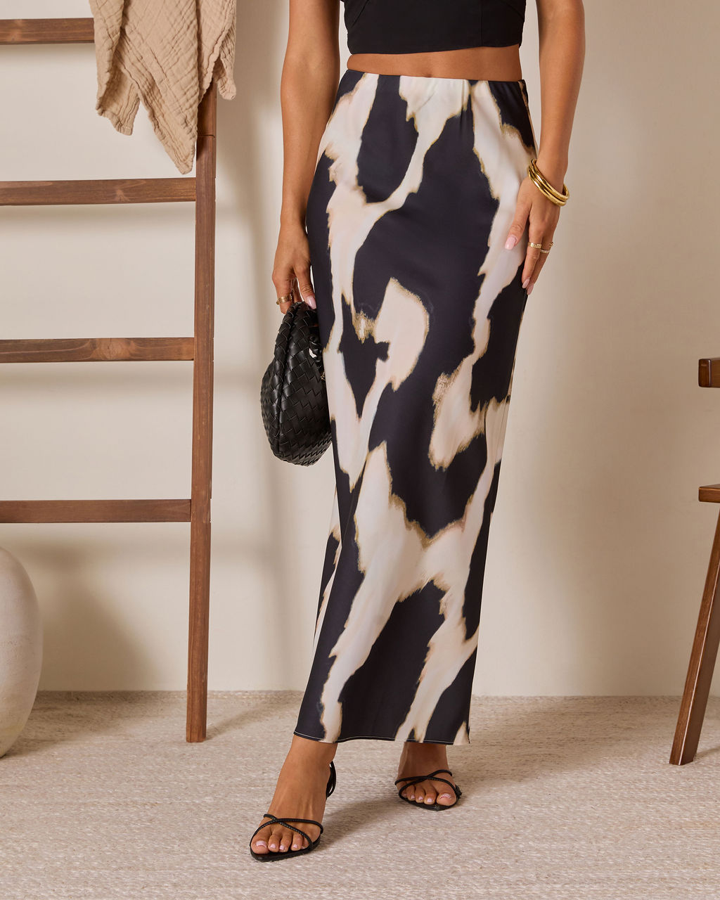 Serrah Animal Print Maxi Skirt-Vogue Logic
