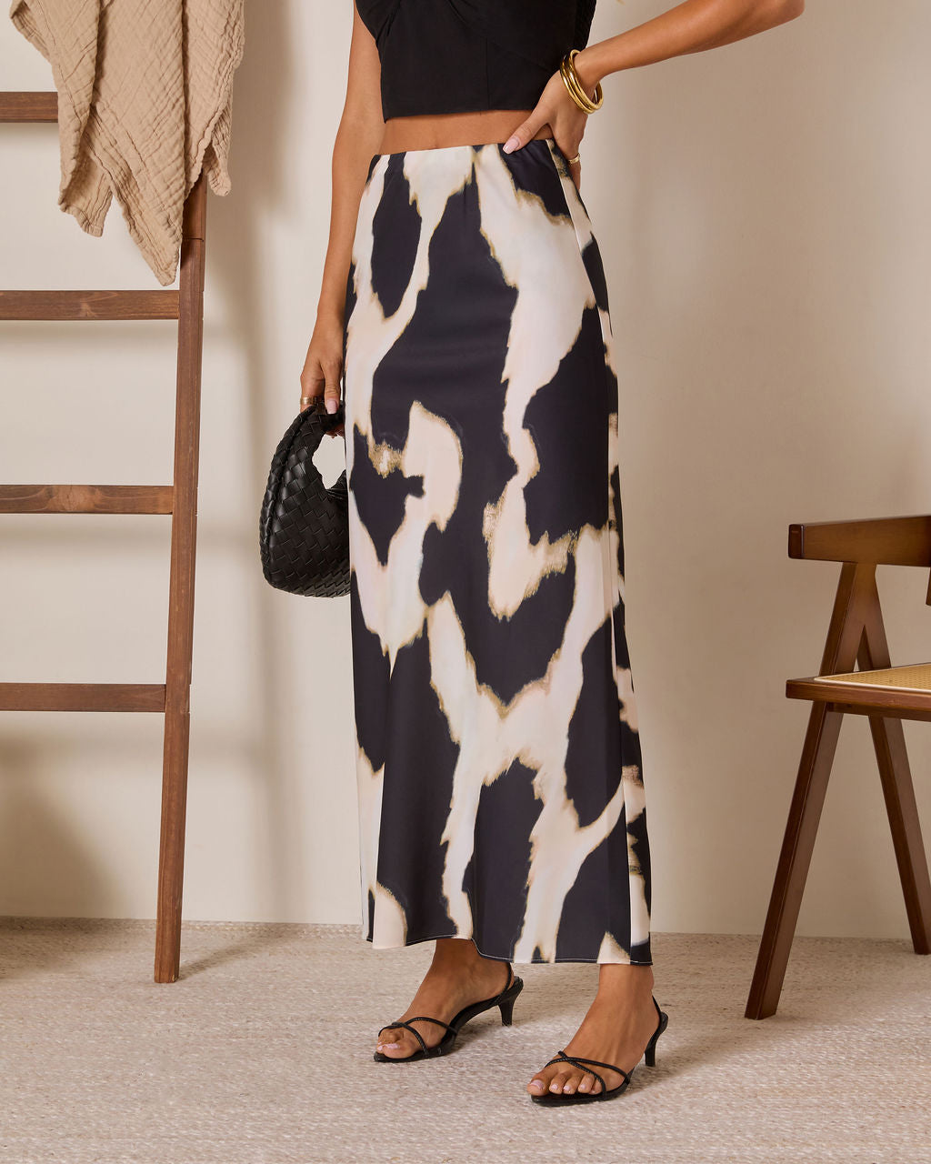 Serrah Animal Print Maxi Skirt-Vogue Logic