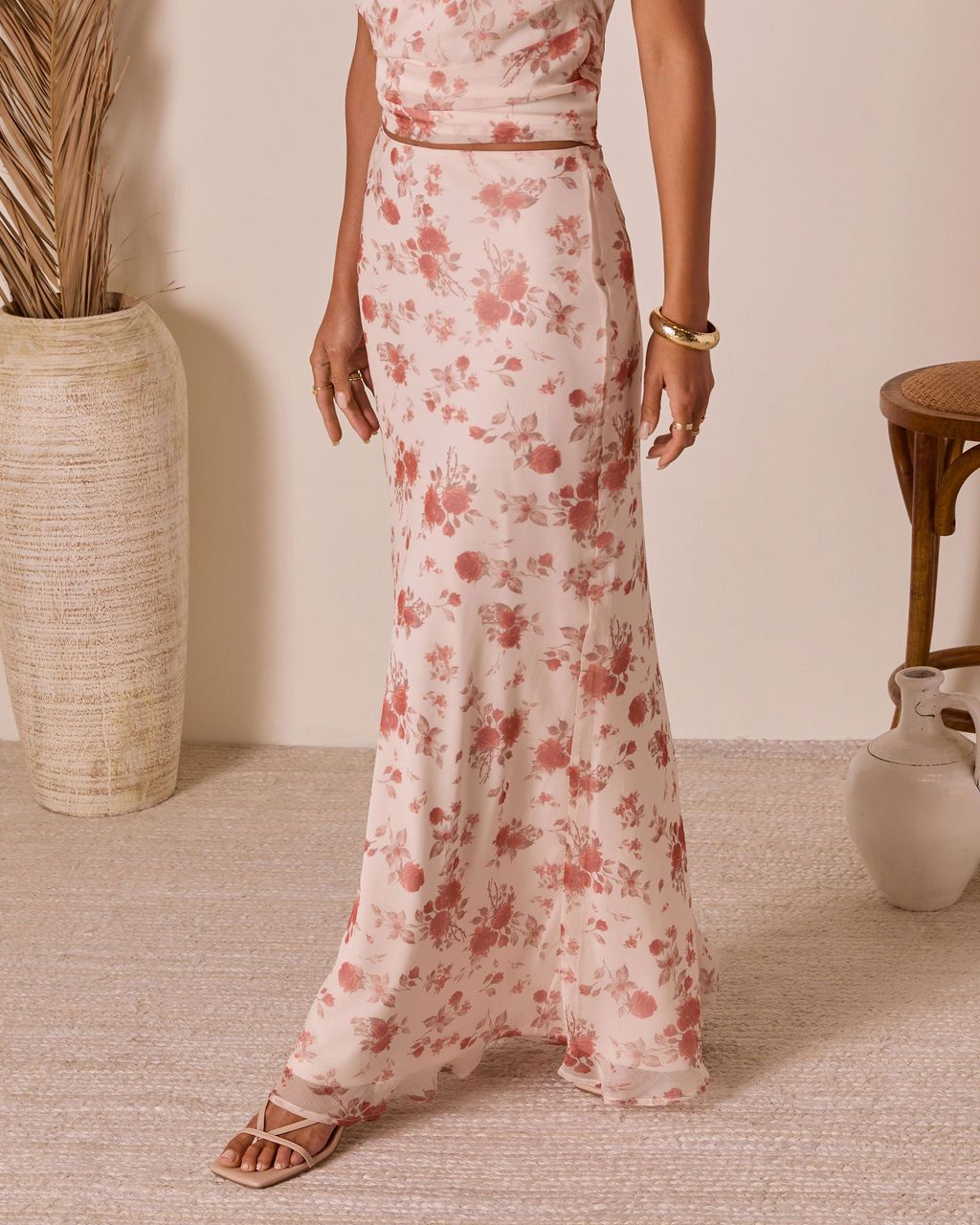 Romance Rewritten Floral Maxi Skirt-Vogue Logic