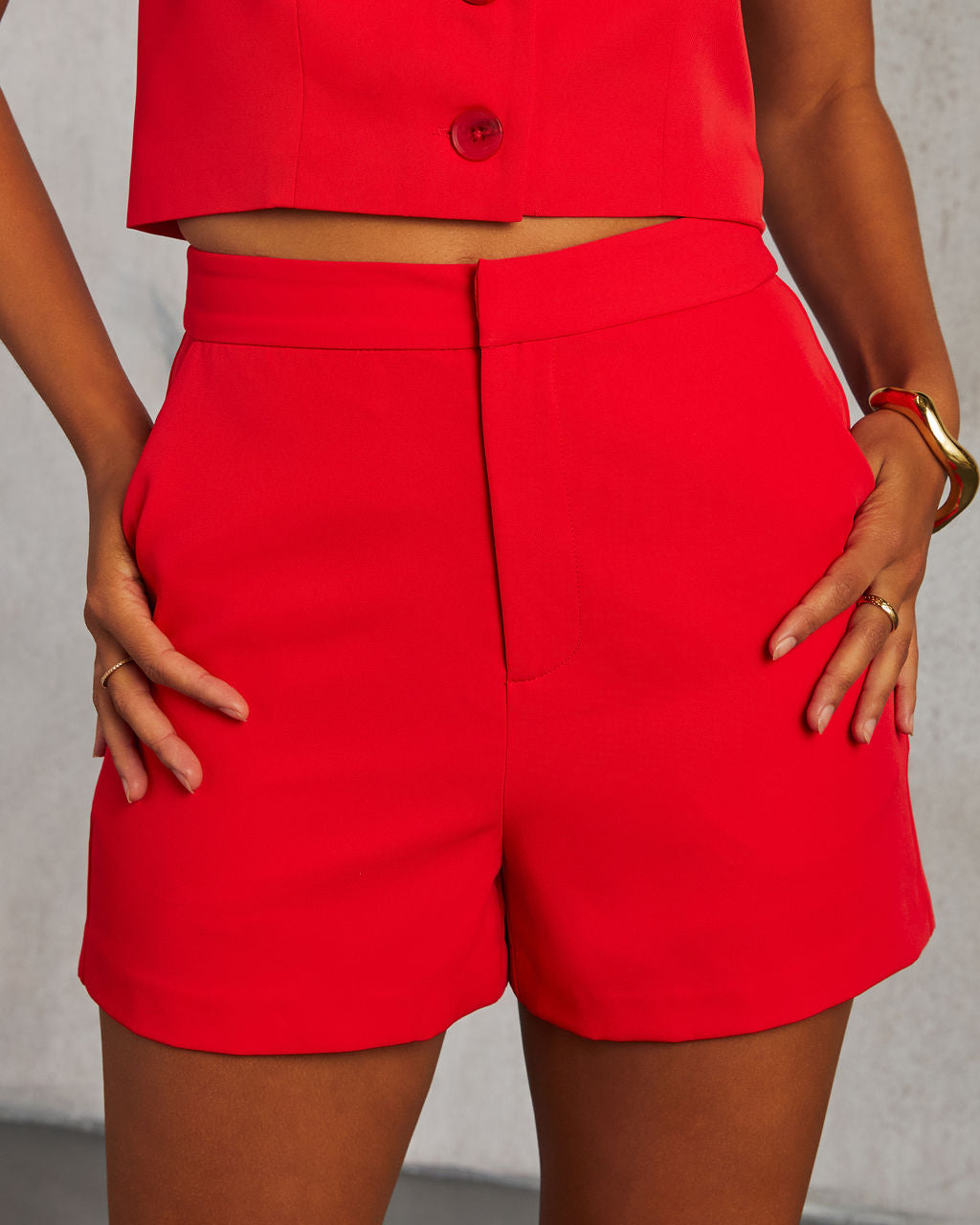 Raylan High Waisted Shorts-Vogue Logic