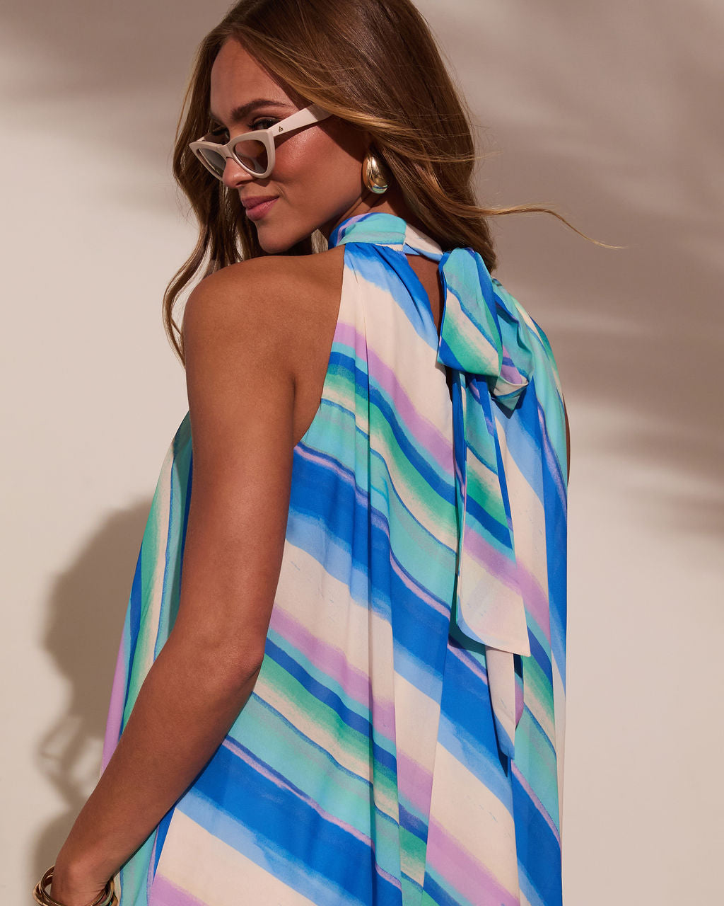 Sweet Havana Mockneck Mini Dress-Vogue Logic