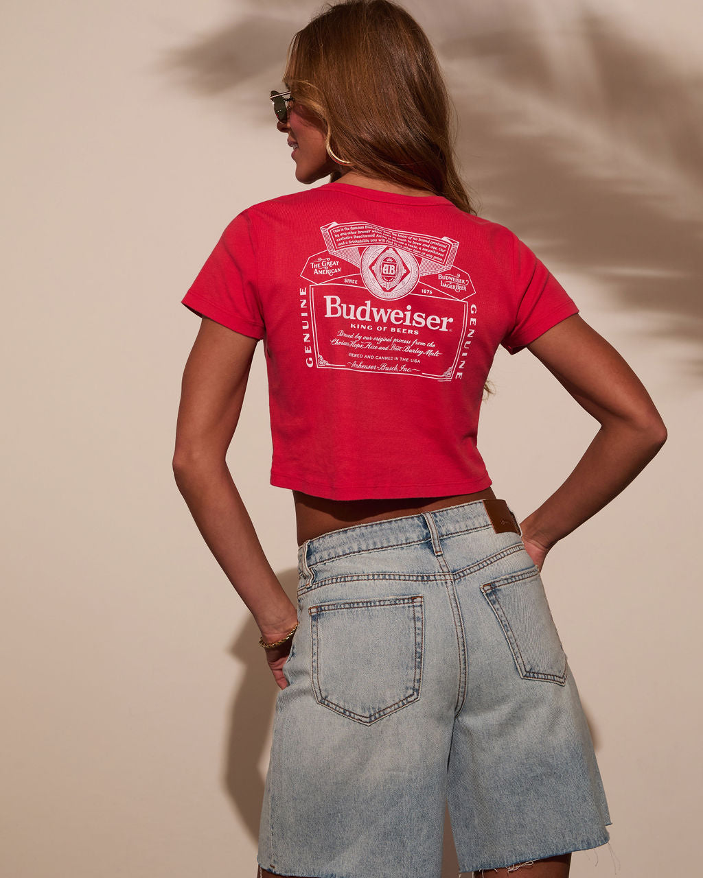 Budweiser Short Sleeve Graphic Tee-Vogue Logic