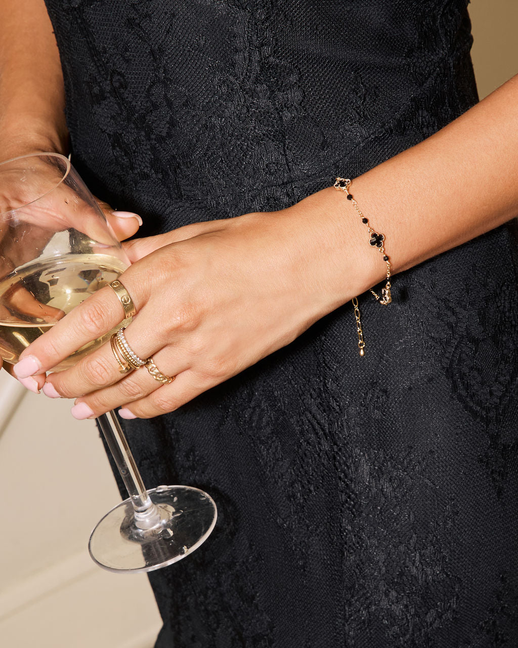 Arine Dainty Clover Bracelet-Vogue Logic