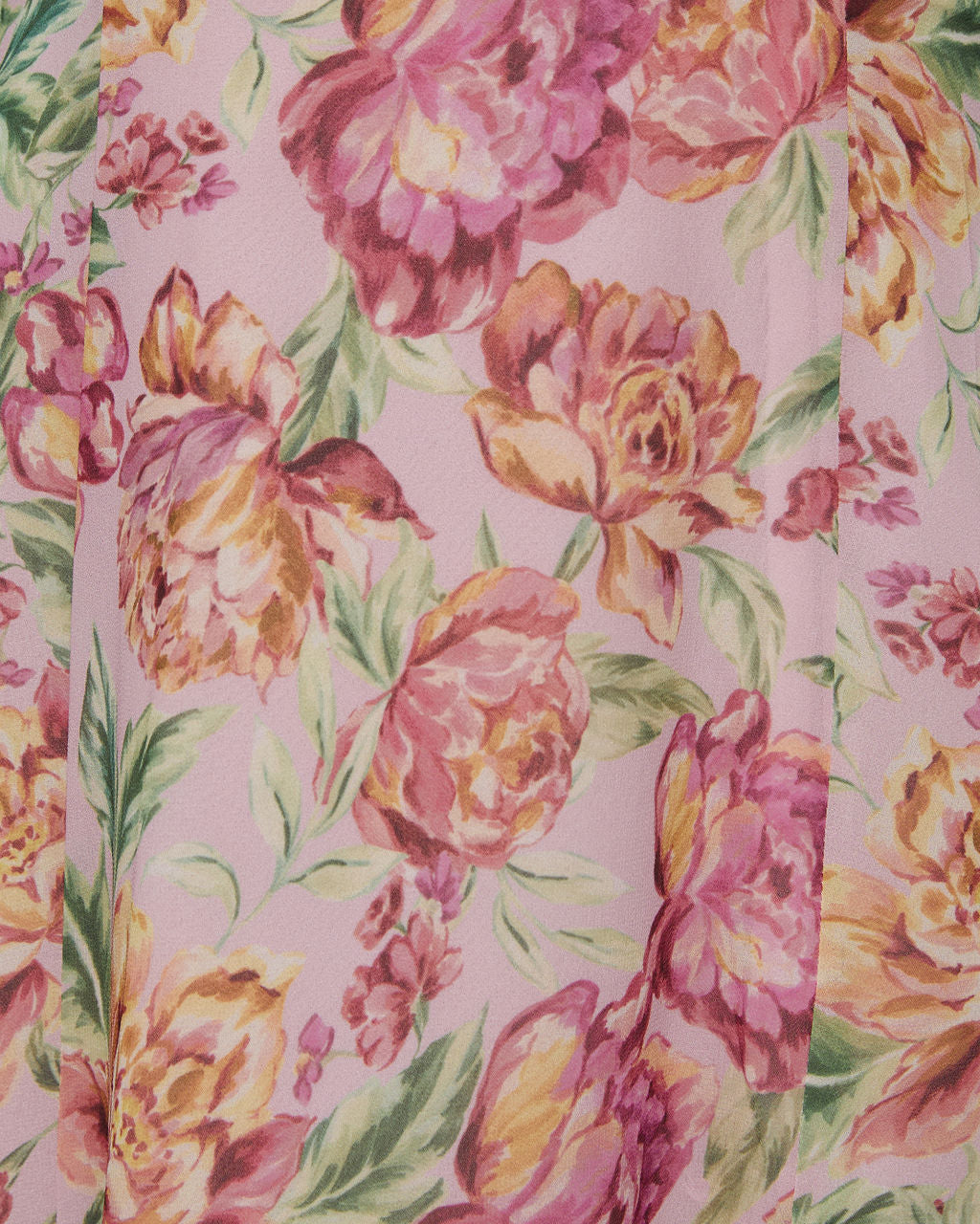 Dahlia Dreams Draped Floral Maxi Dress-Vogue Logic