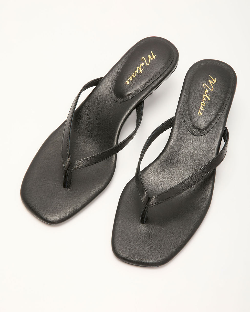 Sunset Tiptoe Kitten Heel Sandals-Vogue Logic