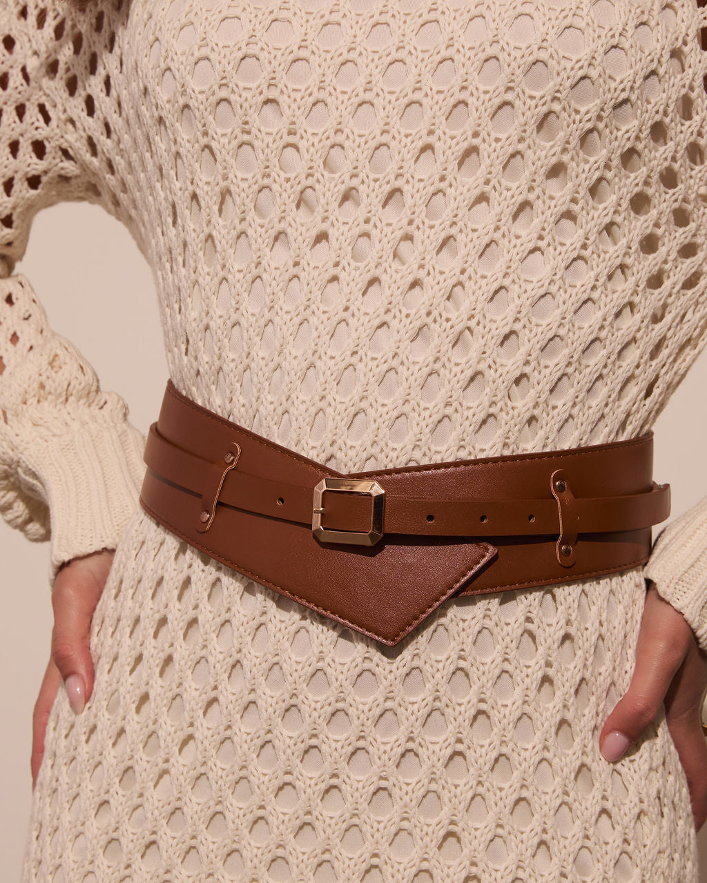 Dillon Wide Waist Belt-Vogue Logic