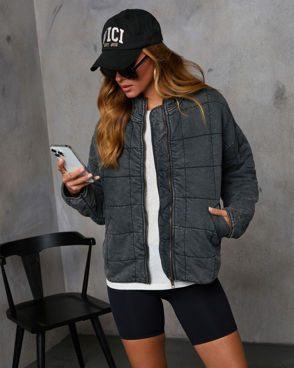 Arianne Quilted Jacket-Vogue Logic