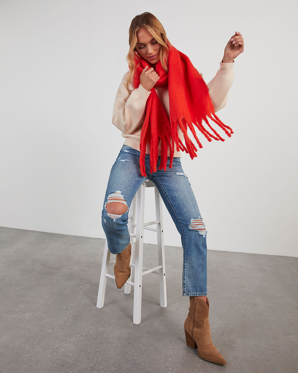 Cuddle Up Large Blanket Scarf-Vogue Logic