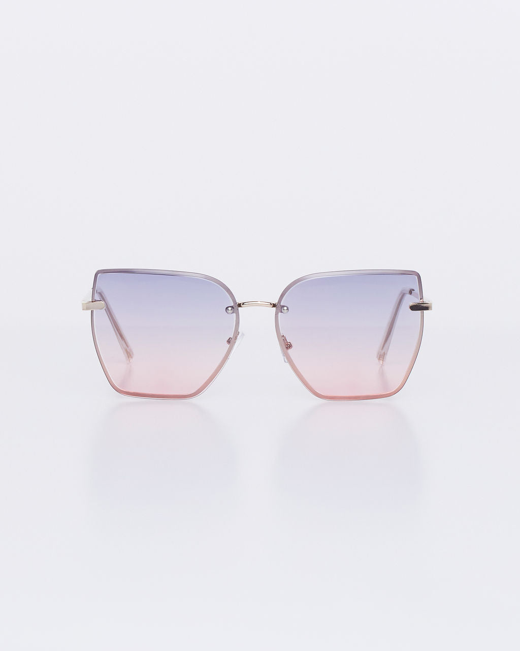 Hollywood Frameless Square Sunglasses-Vogue Logic