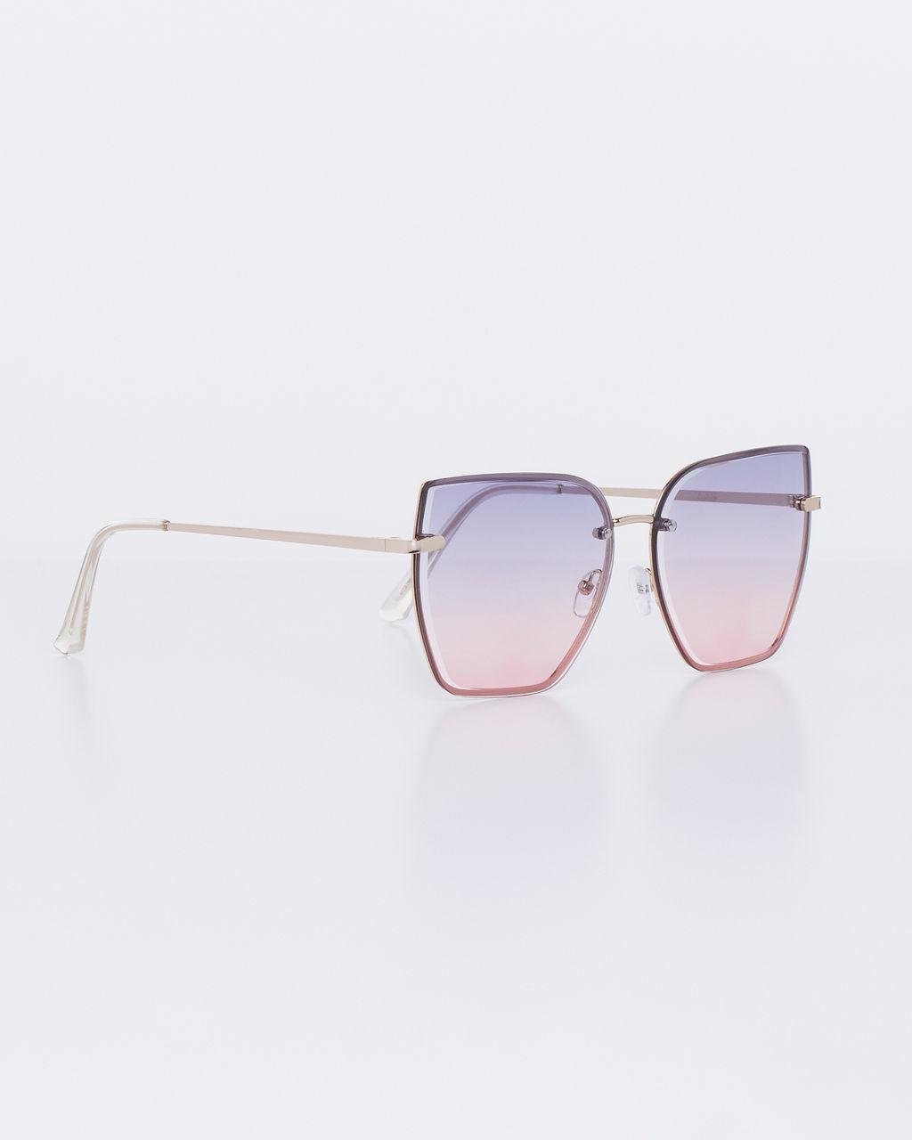 Hollywood Frameless Square Sunglasses-Vogue Logic