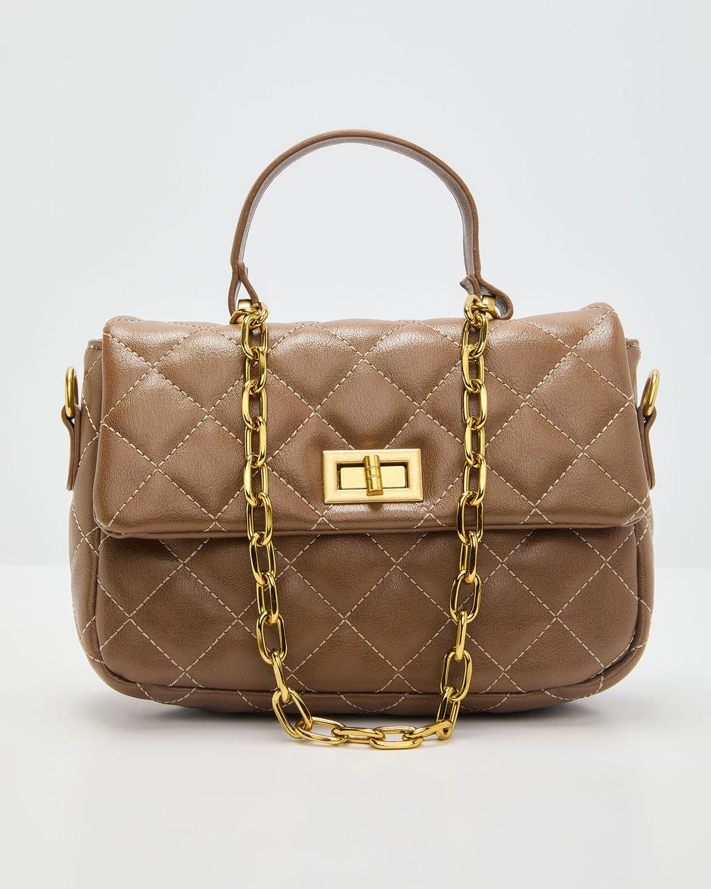 Elarose Quilted Crossbody Mini Bag-Vogue Logic