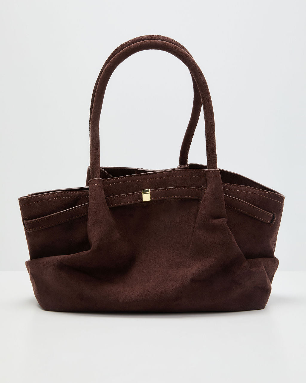 Aleenah Suede Slouchy Tote-Vogue Logic