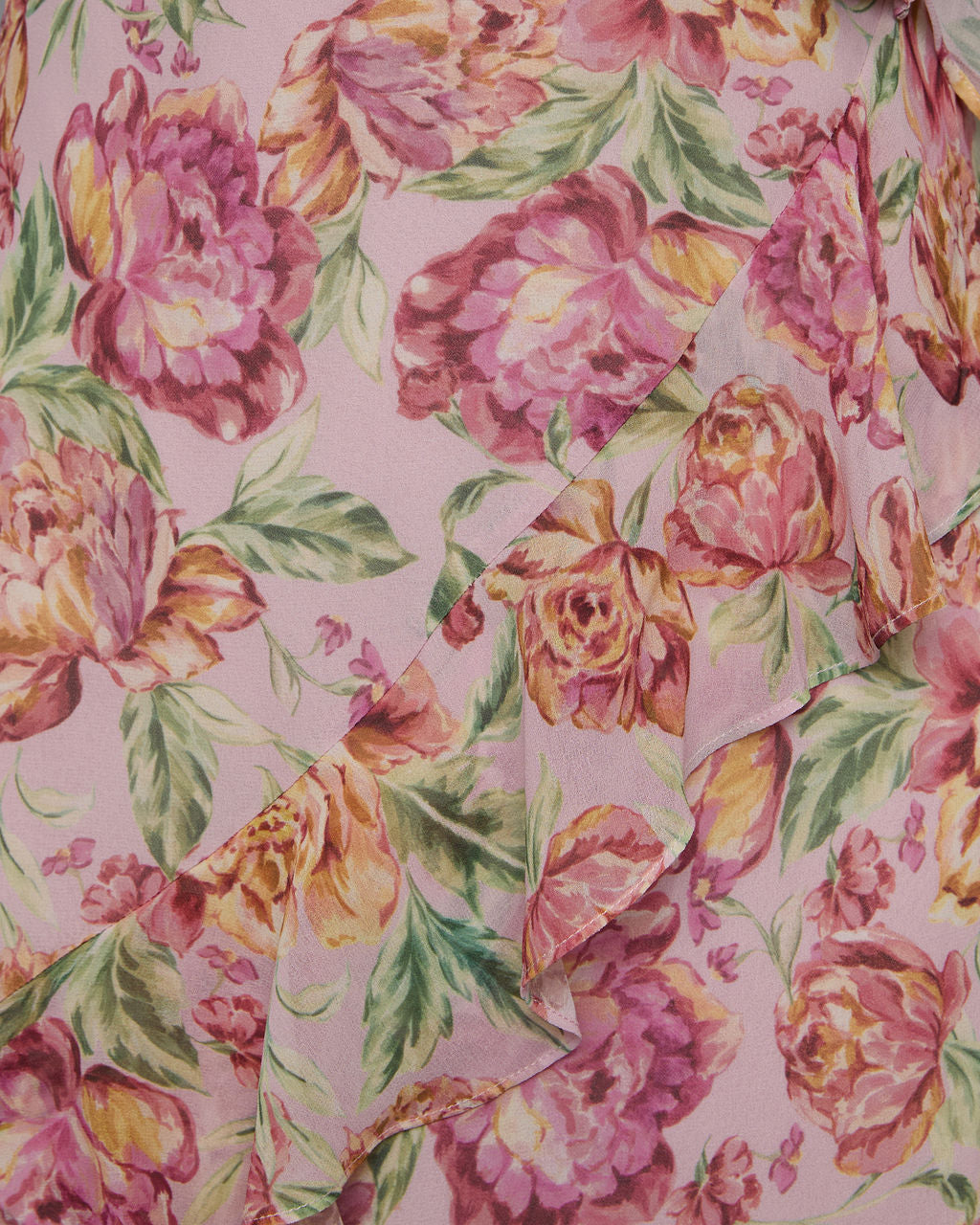 Garden Bliss Floral Tiered Midi Dress-Vogue Logic