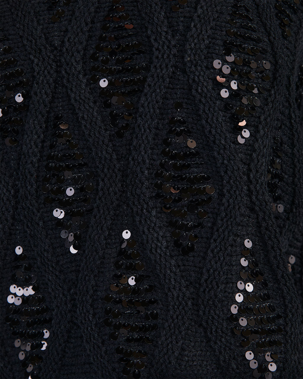 Letty Sequin Pattern Pullover Sweater-Vogue Logic
