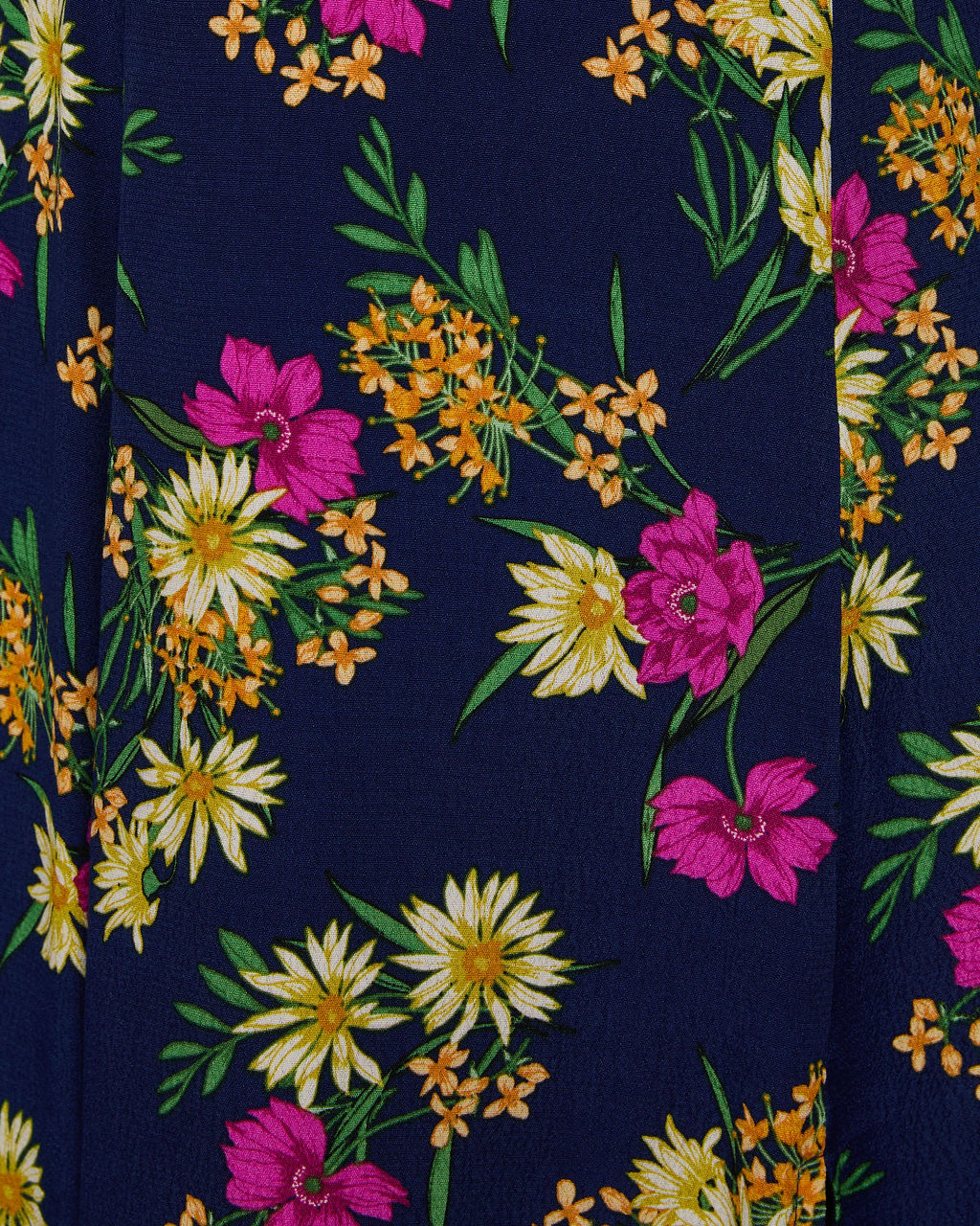 Camellia Floral Puff Sleeve Midi Dress-Vogue Logic