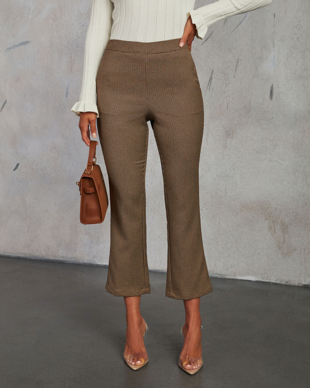 Noteworthy High Waisted Trousers-Vogue Logic