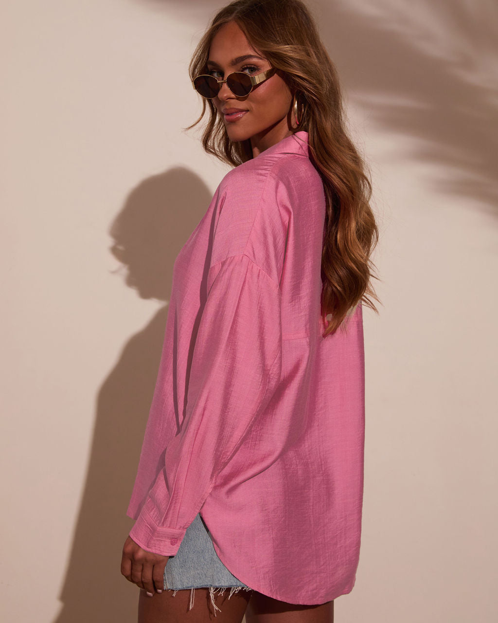 Mediterranean Coast Button Down Top-Vogue Logic