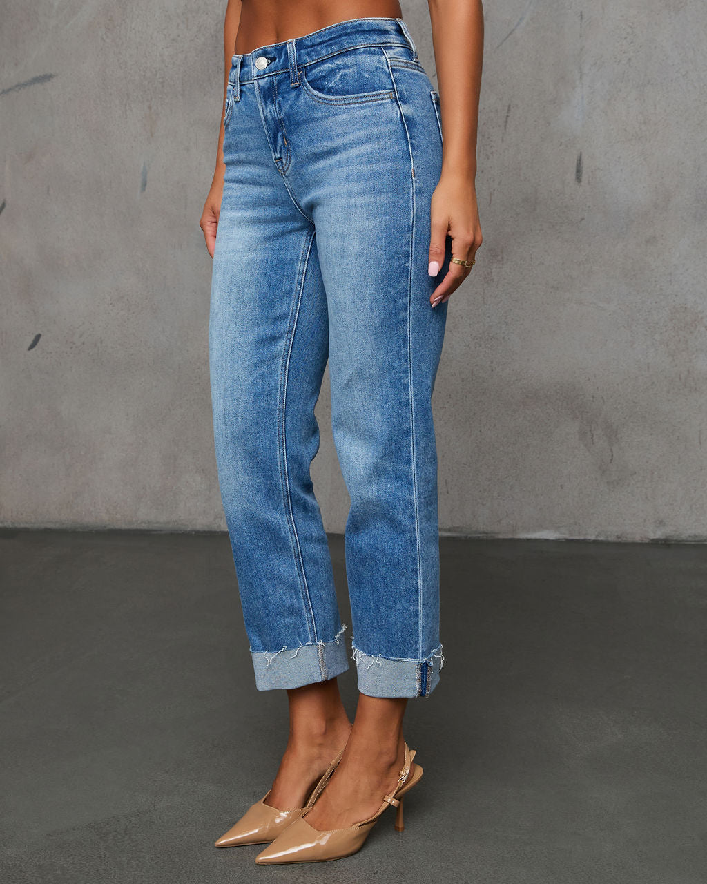 Huntley Cropped Straight Leg Denim-Vogue Logic