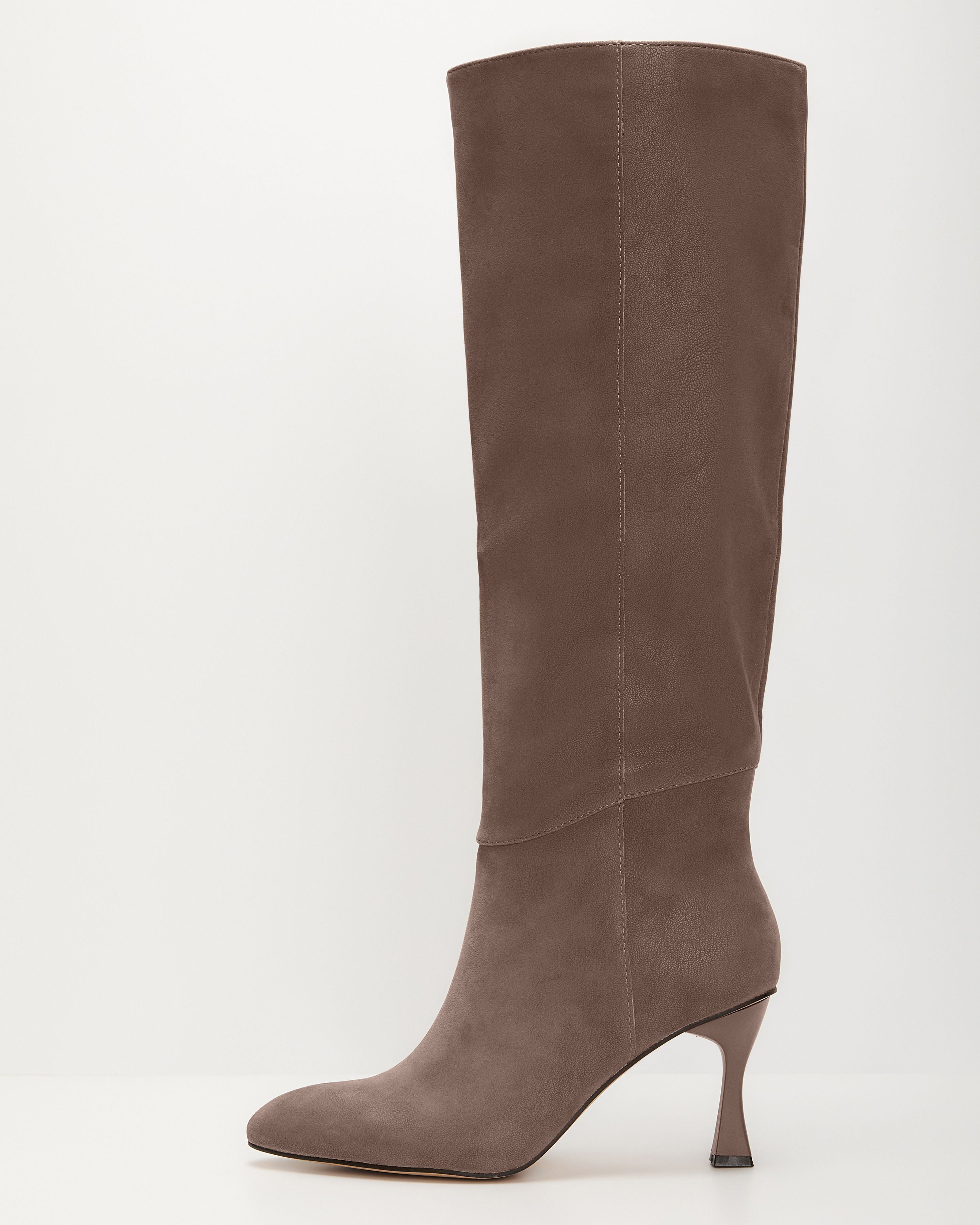 Autumn Stroll Heeled Knee High Boots-Vogue Logic