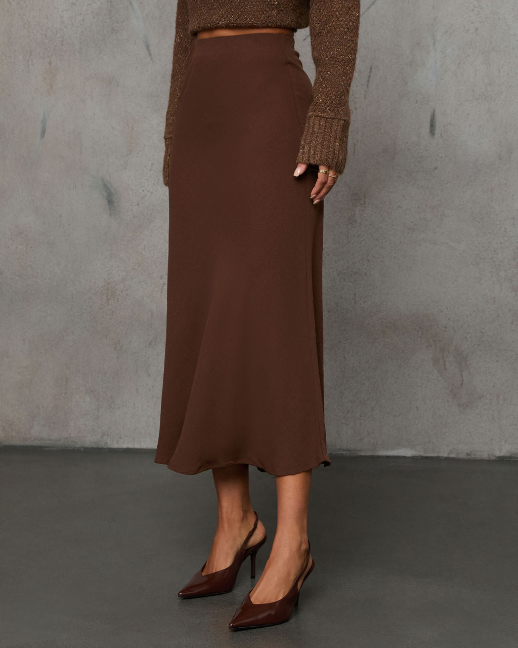Here With You Midi Skirt-Vogue Logic