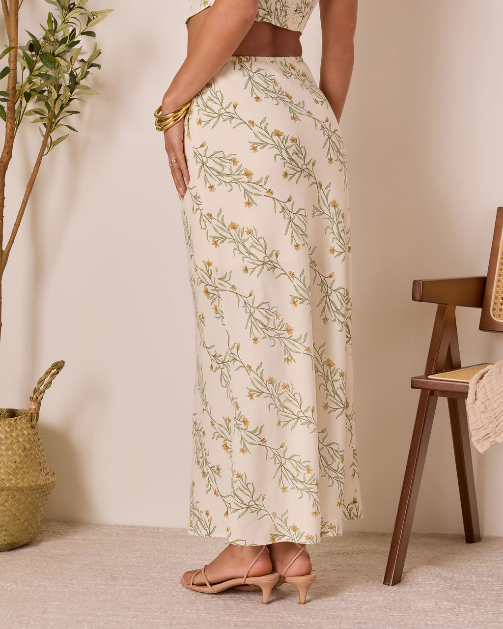 Sweet Surrender Floral Maxi Skirt-Vogue Logic