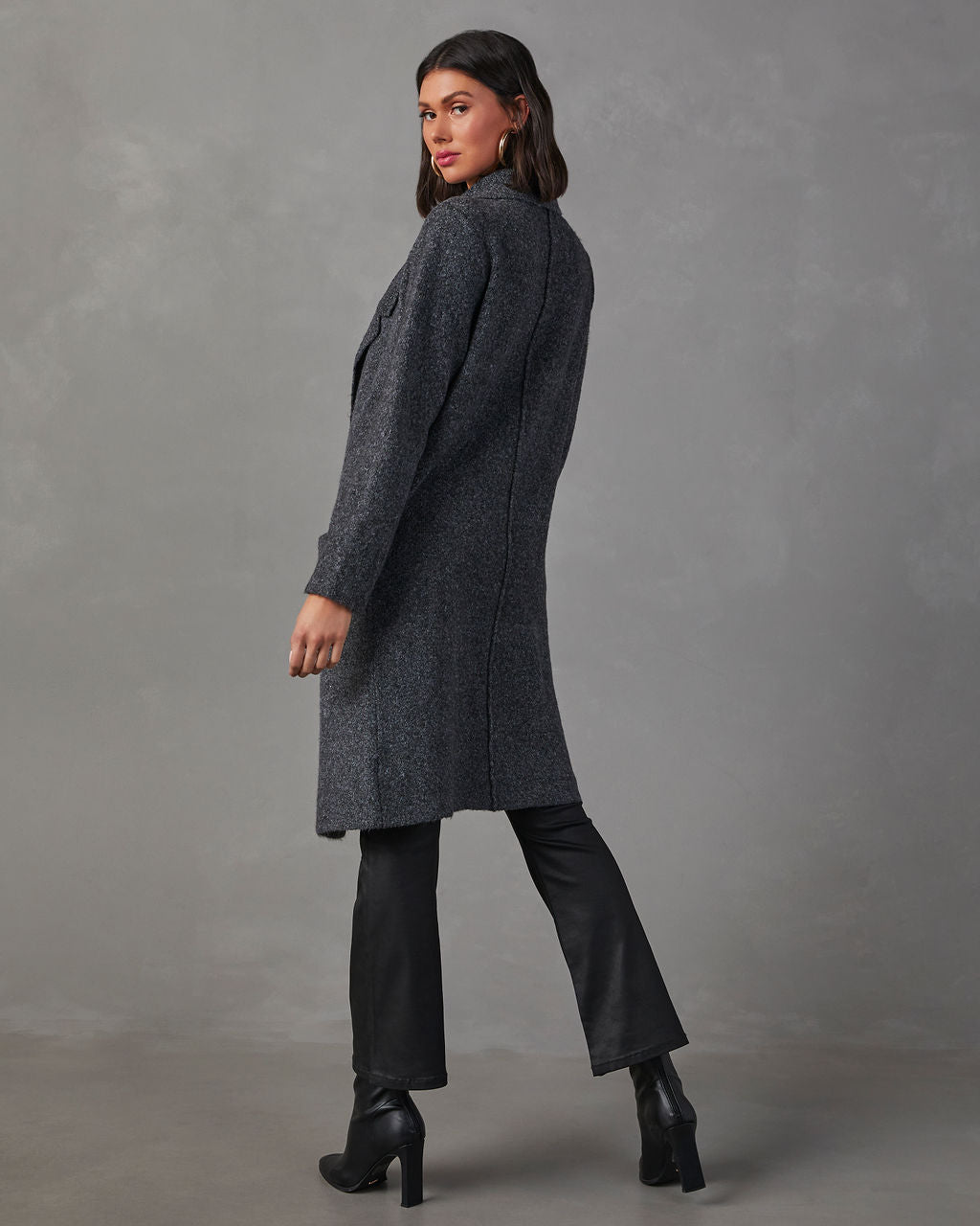 Alexia Pocketed Duster Cardigan-Vogue Logic