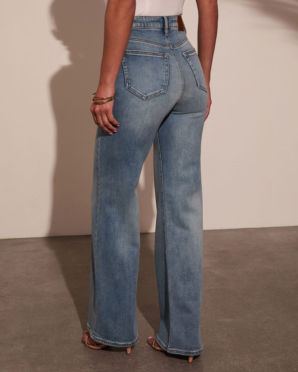 Rosmie Super Stretch Flare Jeans-Vogue Logic