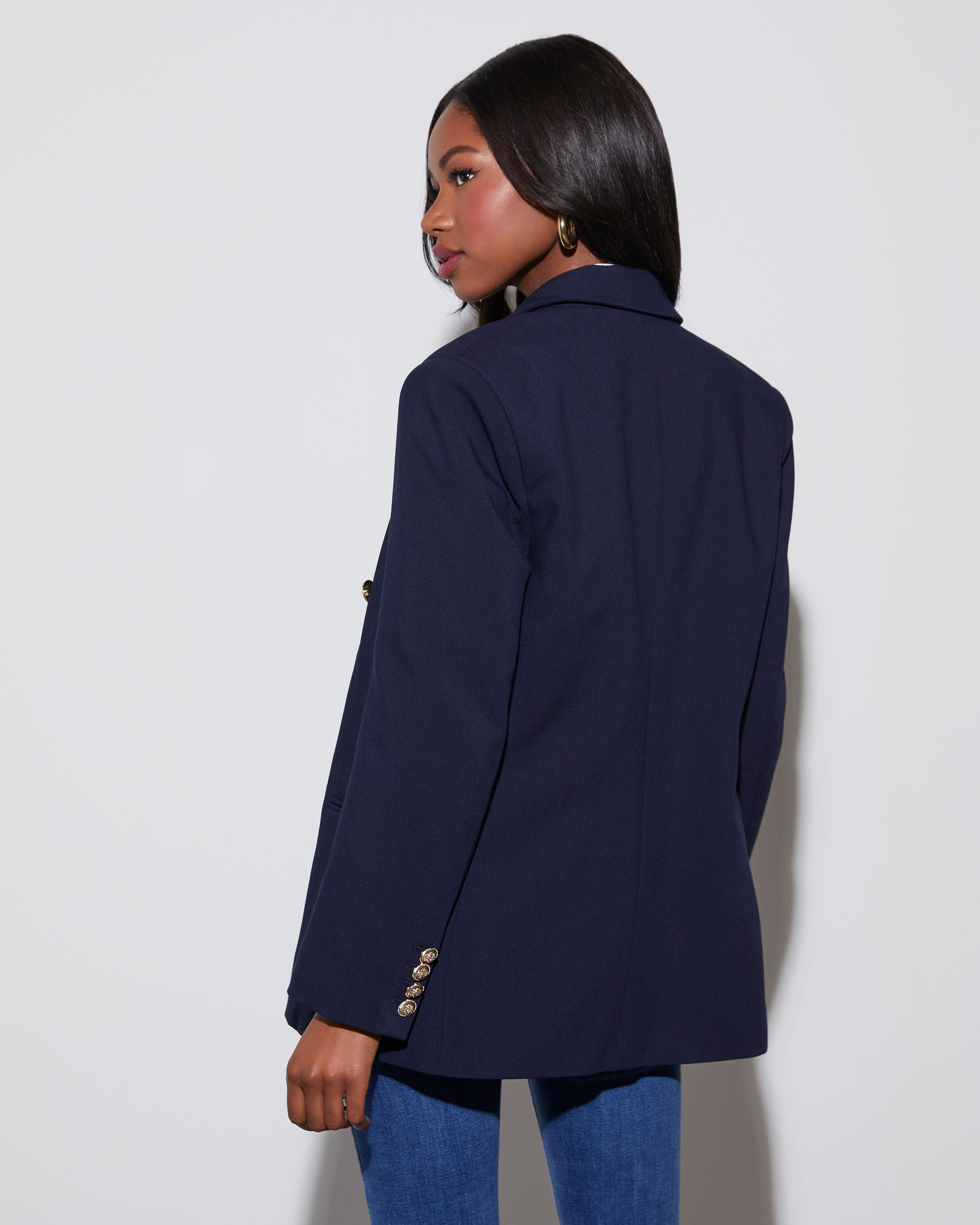 Serious Business Pocketed Blazer-Vogue Logic