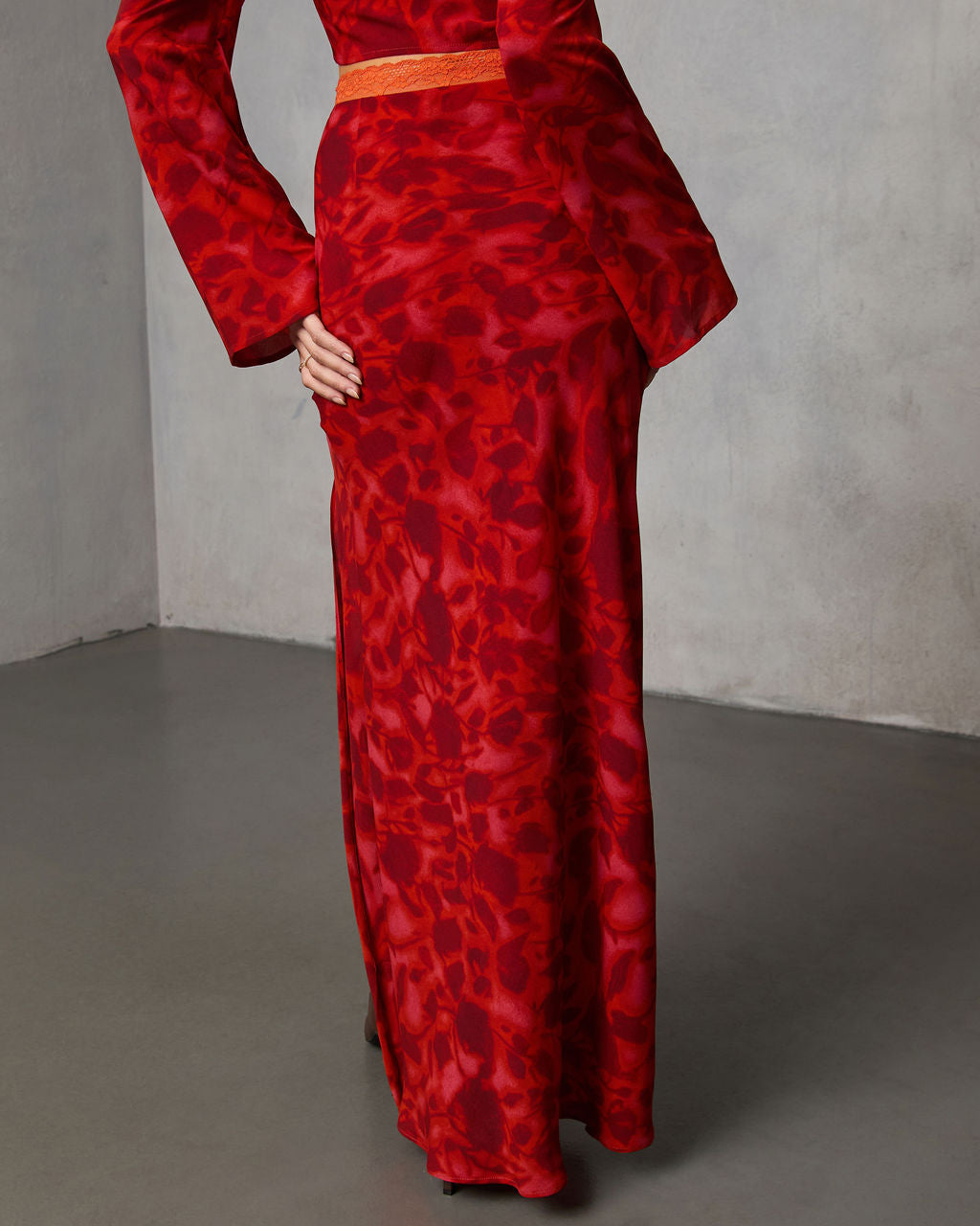 Astrella Abstract Maxi Skirt-Vogue Logic